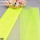 5/10 m Tüll-Hochzeits-Organza-Rolle, transparenter Kristall-Organza-Stoff für Hochzeitsdekoration, Mariage-Garn, Geburtstag, Event, Partyzubehör