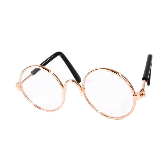 Pet Products Lovely Vintage Round Cat Sunglasses Reflection Eye wear glasses For Small Dog Cat Pet Photos Props Accessories