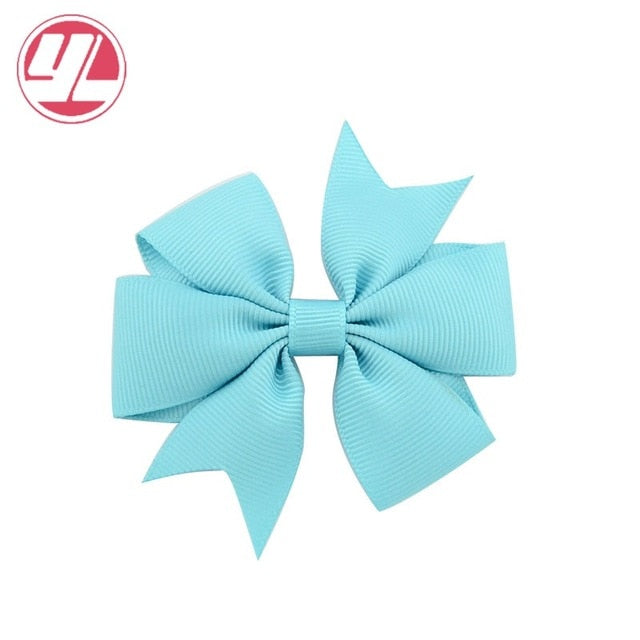 40 Colors New Baby Girl Hair Bow Toddler Butterfly Bow Knot Hair Pin Infant Hair Accessories