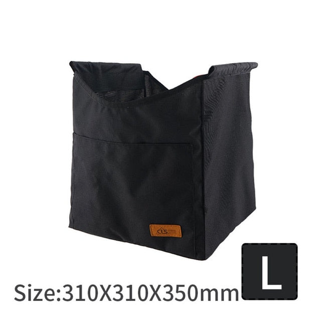 Outdoor Folding Table Storage Basket Picnic Table Storage Hanging Bag Invisible Pocket Waterproof Camping barbecue Table U3