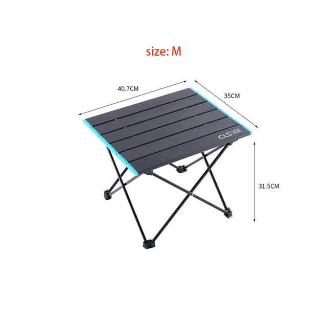 Outdoor Folding Table Storage Basket Picnic Table Storage Hanging Bag Invisible Pocket Waterproof Camping barbecue Table U3