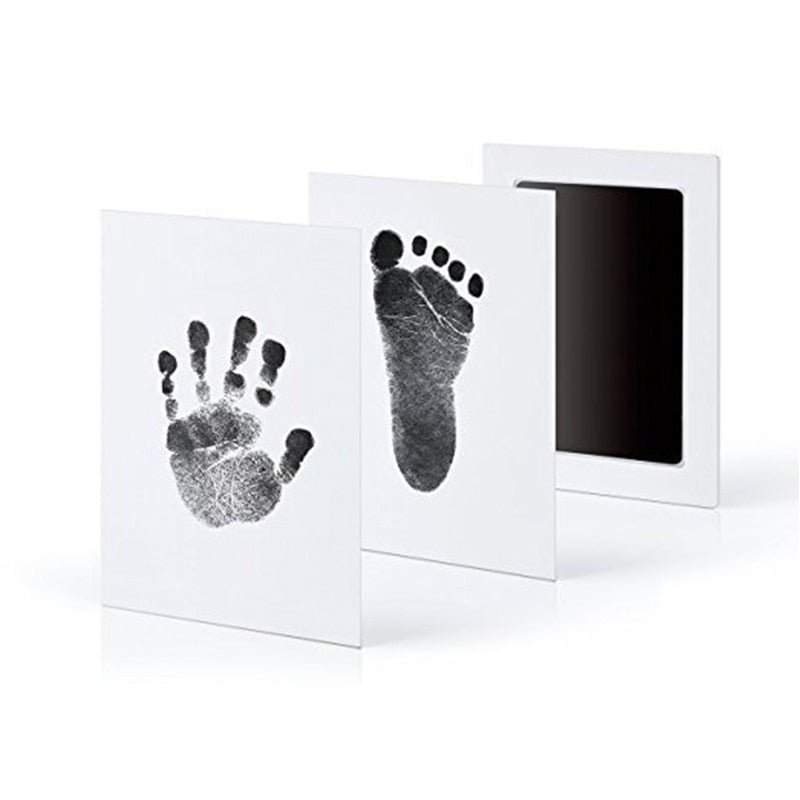 Baby Footprints Handprint Ink Pads Safe Non-toxic Ink Pads Kits for Baby Shower Baby Paw Print Pad Foot Print Pad Inkless