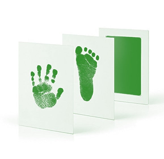 Baby Fußabdrücke Handabdruck Stempelkissen Sichere ungiftige Stempelkissen Kits für Babyparty Baby Pfotenabdruck Pad Fußabdruck Pad Inkless