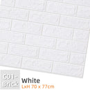 Kaguyahime 3D Wallpaper DIY Marble Sticker Waterproof Stickers Wall Papers Home decor Kids Room 3D Self-Adhesive Wallpaper Brick