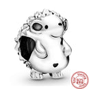 100% 925 Sterling Silver Feather Family Tree Snowflakes Boy Dangle Beads Fit Original Pandora Charms Bracelets DIY Women Jewelry