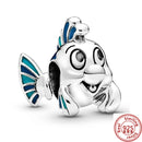 100% 925 Sterling Silver Feather Family Tree Snowflakes Boy Dangle Beads Fit Original Pandora Charms Bracelets DIY Women Jewelry