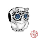 100% 925 Sterling Silver Feather Family Tree Snowflakes Boy Dangle Beads Fit Original Pandora Charms Bracelets DIY Women Jewelry