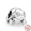 100% 925 Sterling Silver Feather Family Tree Snowflakes Boy Dangle Beads Fit Original Pandora Charms Bracelets DIY Women Jewelry