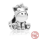 100% 925 Sterling Silver Feather Family Tree Snowflakes Boy Dangle Beads Fit Original Pandora Charms Bracelets DIY Women Jewelry