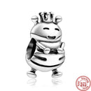 100% 925 Sterling Silver Feather Family Tree Snowflakes Boy Dangle Beads Fit Original Pandora Charms Bracelets DIY Women Jewelry