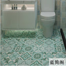 Self-adhesive floor wallpaper bathroom waterproof stickers 3d wallpaper floor tiles bedroom kitchen floor non-slip wall stickers