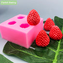 Fruit Strawberry Silicone Mould Fondant Chocolate Jelly Making Cake Tool Decoration Mold Oven Steam Available DIY Clay Resin Art