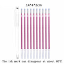 1Set Fabric Markers Pencil Fade Out for Drawing Lines Disappearing Marker Pens PP Multi Purpose DIY Craft Sewing Accessories