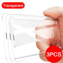 3PCS Full Cover Protective glass on For iPhone 11 12 Pro Max tempered Glass Film iPhone X XR XS Max Screen Protector Curved Edge