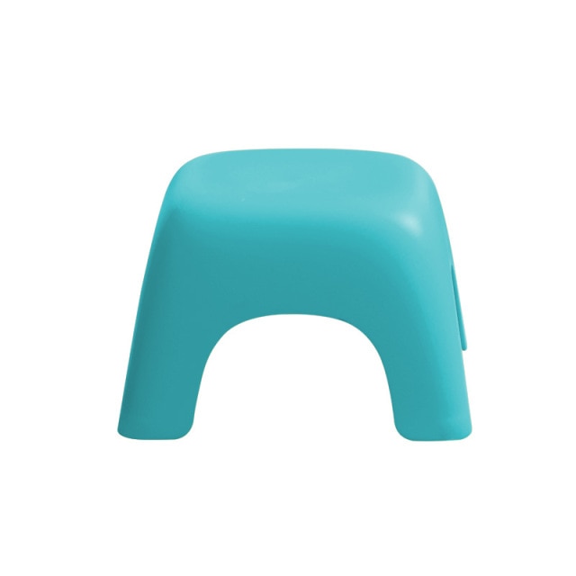 Cute Home Children Anti-slip Stool Parlor Kids Stool Bathroom Shower Low Rubber Stool Sturdy and Comfortable Shoe Changing Stool
