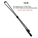 Antena táctica CS para Walkie Talkie Baofeng UV-5R UV-82 conector SMA-hembra VHF UHF 144/430Mh plegable Ham CB Radio
