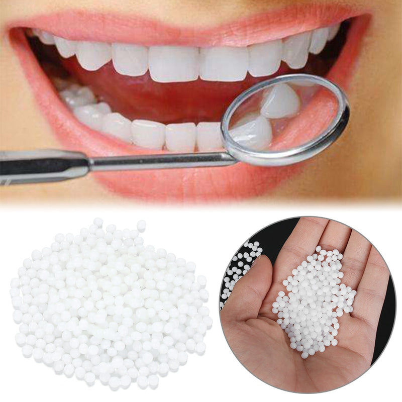 Material de reemplazo de dientes temporal de 15/25g, temperatura de relleno de dientes, reemplazo de adhesivo para dentadura faltante, reparación de dientes DIY Dental