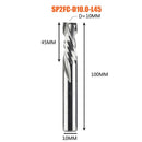 Compression milling cutter woodwork DOWN Cut Two Flutes Spiral Carbide Milling Tool CNC Router Wood End Mill Cutter Bits