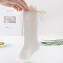 2020 Baby Girls Socks New Toddlers Girl Big Bow Knee High Long Soft Kids Socks Bowknot 100% Cotton 0-3 Years Newborn Socks