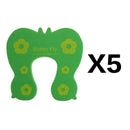 5 unids/lote de protección de seguridad para bebés, Tope de seguridad para puerta de animales bonitos, cerradura de tarjeta para bebés, Protector de dedos para el cuidado de recién nacidos