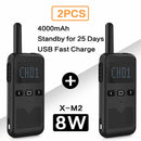 2PCS Walkie Talkie KSUN KSM3 Civil Kilometer High Power Intercom Outdoor Handheld  Mini Radio Talkie Walkie