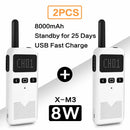 2PCS Walkie Talkie KSUN KSM3 Civil Kilometer High Power Intercom Outdoor Handheld  Mini Radio Talkie Walkie