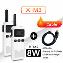 2PCS Walkie Talkie KSUN KSM3 Civil Kilometer High Power Intercom Outdoor Handheld  Mini Radio Talkie Walkie