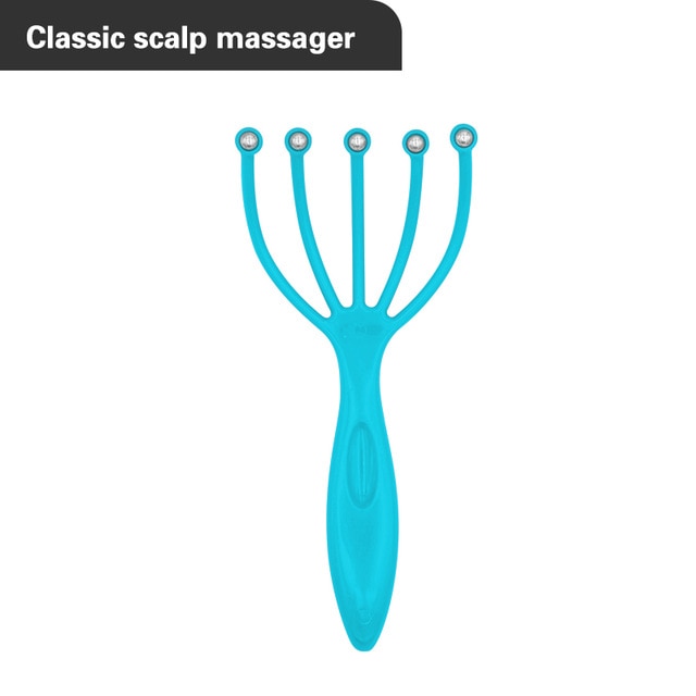 Best Selling Head Massager Five Finger Ball Plastic Scalp Massager Relieve Pressure Itch Massager For Head Rake Head Skin