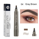 Microblading Eyebrow Pen Waterproof Fork Tip Eyebrow Tattoo Pencil Long Lasting Professional Fine Sketch Liquid Eye Brow Pencil