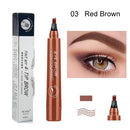 Microblading Eyebrow Pen Waterproof Fork Tip Eyebrow Tattoo Pencil Long Lasting Professional Fine Sketch Liquid Eye Brow Pencil