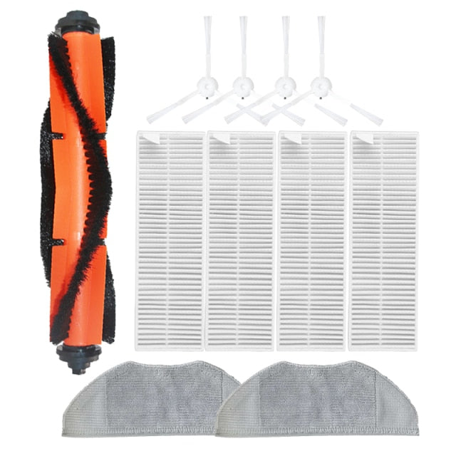 Side brush Filter kits for Xiaomi Mijia G1 Vacuum cleaner accessories Mop Cloth Roll brush Hepa filter  spare parts