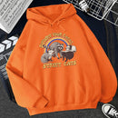 Support Your Local Street Cats Print Frauen Hoodie Cartoons Crewneck Kleidung Vintage Loose Sweatshirt Street Hip Hop Hoody Womens