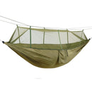 1-2 Personen 260 * 140 cm Camping Hängematte Outdoor Moskito Bug Net Tragbarer Fallschirm Nylon zum Schlafen Reisen Wandern