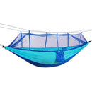 1-2 Personen 260 * 140 cm Camping Hängematte Outdoor Moskito Bug Net Tragbarer Fallschirm Nylon zum Schlafen Reisen Wandern