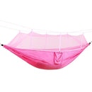 1-2 Personen 260 * 140 cm Camping Hängematte Outdoor Moskito Bug Net Tragbarer Fallschirm Nylon zum Schlafen Reisen Wandern