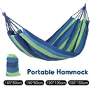 Portable Canvas Hammock Travelling Outdoor Picnic Wooden Swing Chair Camping Hanging Bed Garden Furniture with Backpack