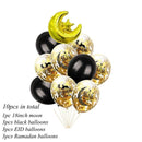 1 Juego DIY 10-40cm anillo de Metal de hierro artesanías de madera guirnalda flores para Eid Mubarak Ramadán fiesta decoración regalo boda decoración del hogar