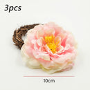 1 Juego DIY 10-40cm anillo de Metal de hierro artesanías de madera guirnalda flores para Eid Mubarak Ramadán fiesta decoración regalo boda decoración del hogar