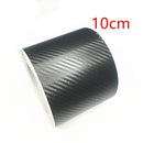 3D Carbon Fiber Car Sticker DIY Paste Protector Strip Auto Door Sill Side Mirror Anti Scratch Tape Waterproof Protection Film