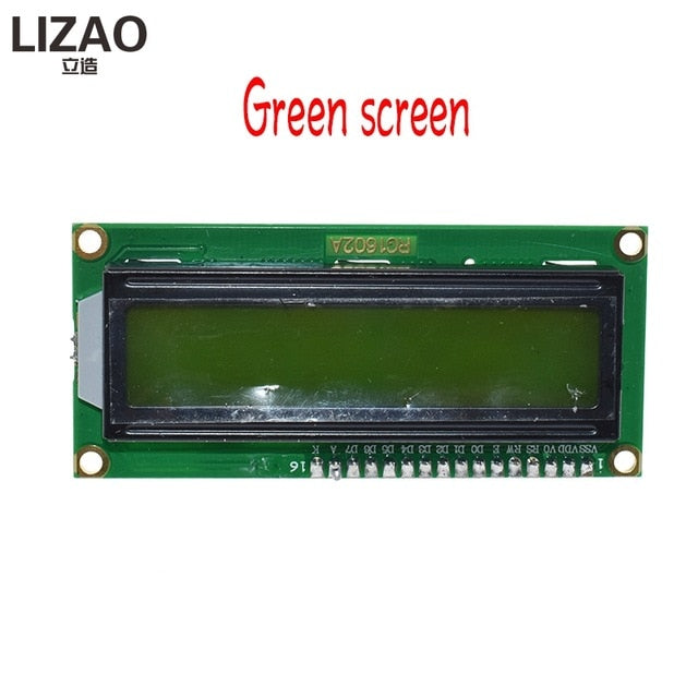 LCD1602+I2C LCD 1602 Modul Blue Green Screen PCF8574 IIC I2C LCD1602 Adapterplatte für Arduino UNO R3 Mega2560
