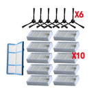 Primärer Staubfilter Seitenbürste Effizienter Hepa-Filter für ilife v5 v5s V3 V3s v5pro V50 V55 x5 Roboter-Staubsauger Teile