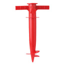 Outdoor Umbrella Base Adjustable Plastic Sun Beach Patio Umbrella Sand Ground Fixing Tools Anchor Stand Spike Auger Keep Holder