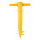 Outdoor Umbrella Base Adjustable Plastic Sun Beach Patio Umbrella Sand Ground Fixing Tools Anchor Stand Spike Auger Keep Holder