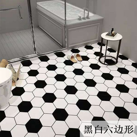 Floor stickers waterproof and wear-resistant kitchen thickened anti-skid floor renovation stickers PVC self-adhesive wallpaper