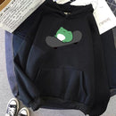2021 Springtime Skateboard frog oversized Sweatshirt men and women's  Hoodies Harajuku Warm Pullover Womens Korean Style Hoodie