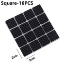 1-24 Uds. Engrosamiento autoadhesivo muebles patas pies alfombra almohadillas de fieltro alfombrilla antideslizante parachoques amortiguador para silla Mesa Protector Hardware