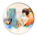 Free Shipping Anime Death Note Cosplay Badge Brooch L·Lawliet Killer Yagami Light Pins Badges for Backpacks Children Gift