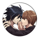Free Shipping Anime Death Note Cosplay Badge Brooch L·Lawliet Killer Yagami Light Pins Badges for Backpacks Children Gift