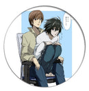Free Shipping Anime Death Note Cosplay Badge Brooch L·Lawliet Killer Yagami Light Pins Badges for Backpacks Children Gift