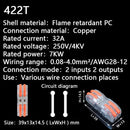 Mini Fast Wire Cable Connectors Universal Compact Conductor Spring Splicing Wiring Connector Push-in Terminal Block 422 SPL-2/3